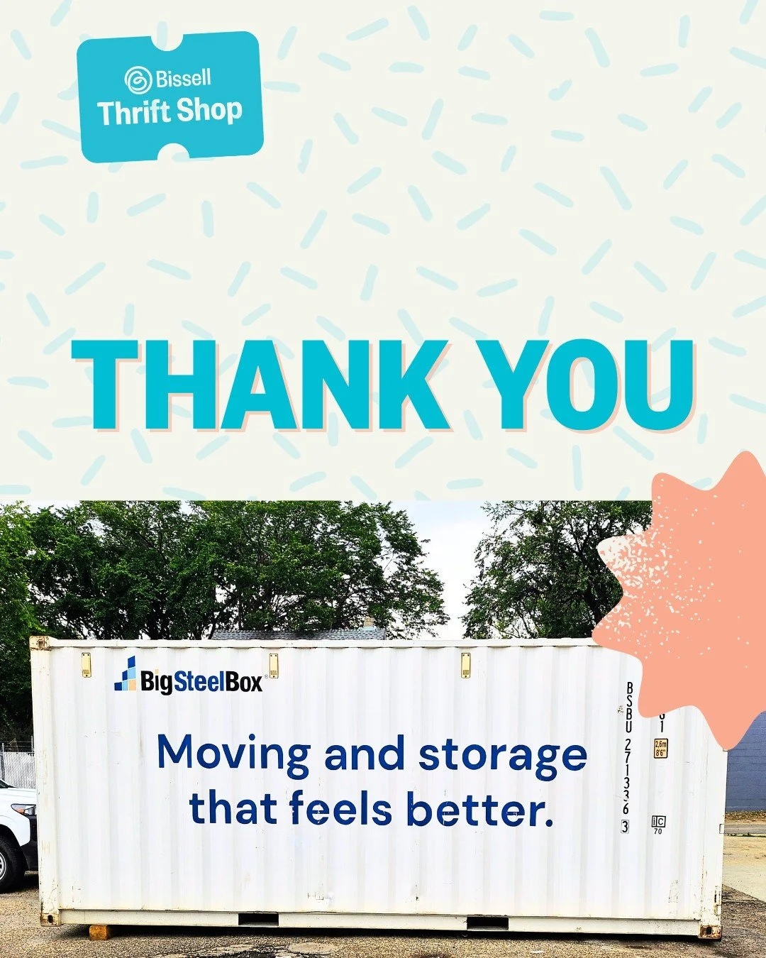 Good things come in twos! 

A huge shoutout to #BigSteelBox for providing us with a second storage container. As our shop continues to grow, so do our storage needs, and this extra space will help us stay organized behind the scenes. 

It&rsquo;s sup