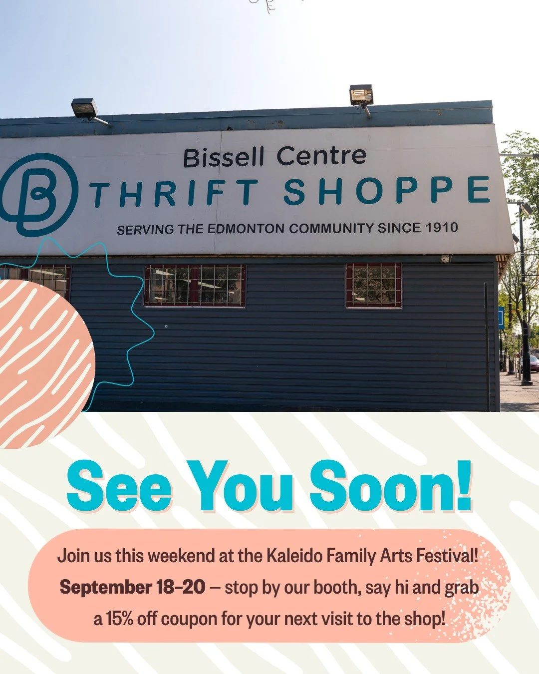 Join us this weekend at the Kaleido Family Arts Festival! 🎨 

We are so excited to be part of the 21st annual Kaleido Family Arts Festival on Alberta Avenue! 

Enjoy three days of music, theatre, dance, street performances, local artisans, pop-up ga