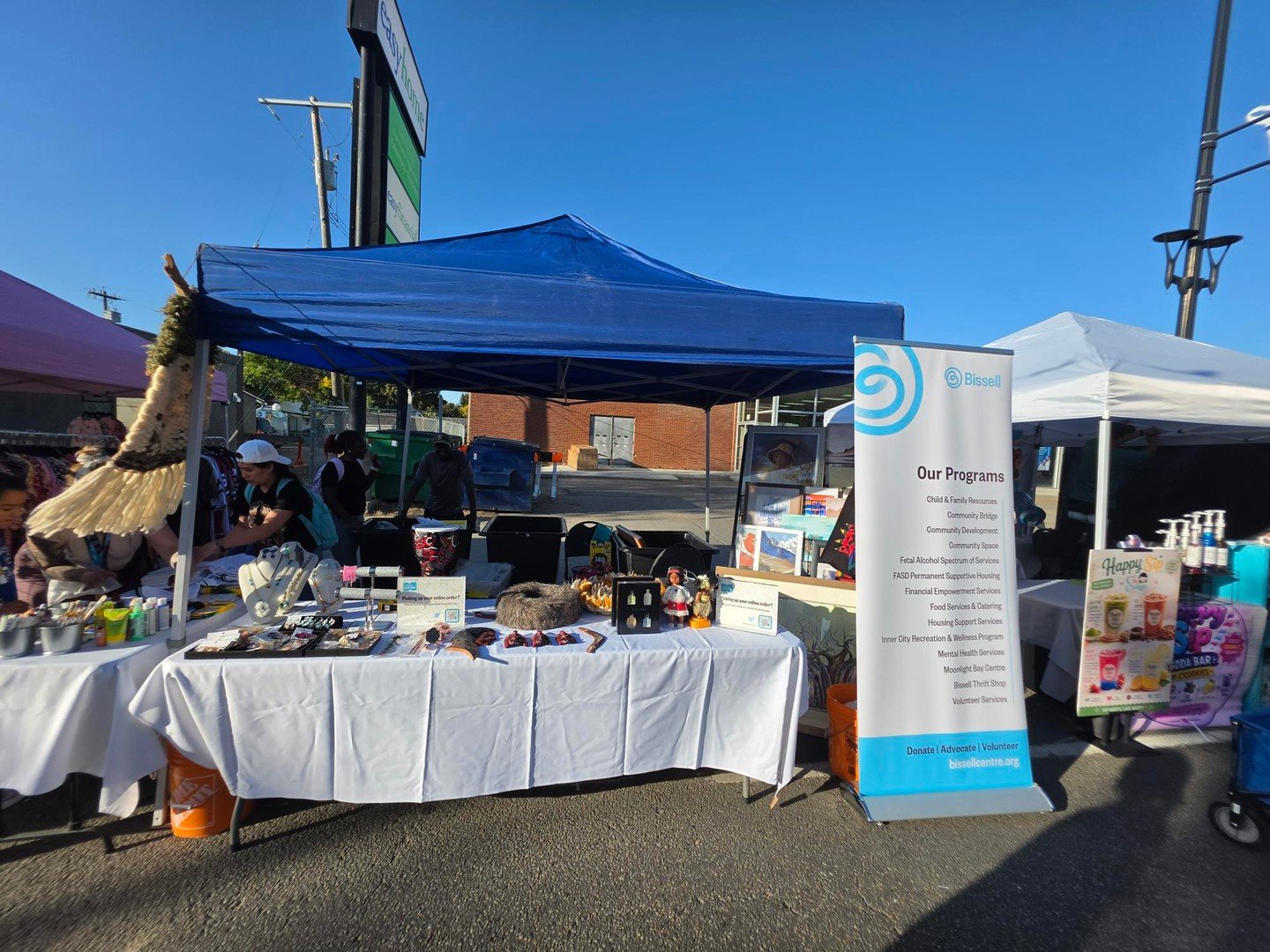 What a beautiful weekend at the Kaleido Festival!

Thank you to everyone who stopped by our booth to learn more about us, Bissell Centre, and of course, take part in painting T-shirts. We loved seeing everyone&rsquo;s creativity pour onto these tees.