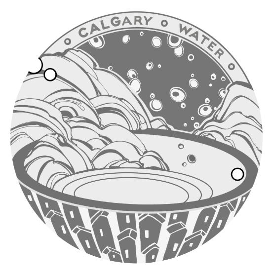 Manhole cover design for City of Calgary for drinking water system