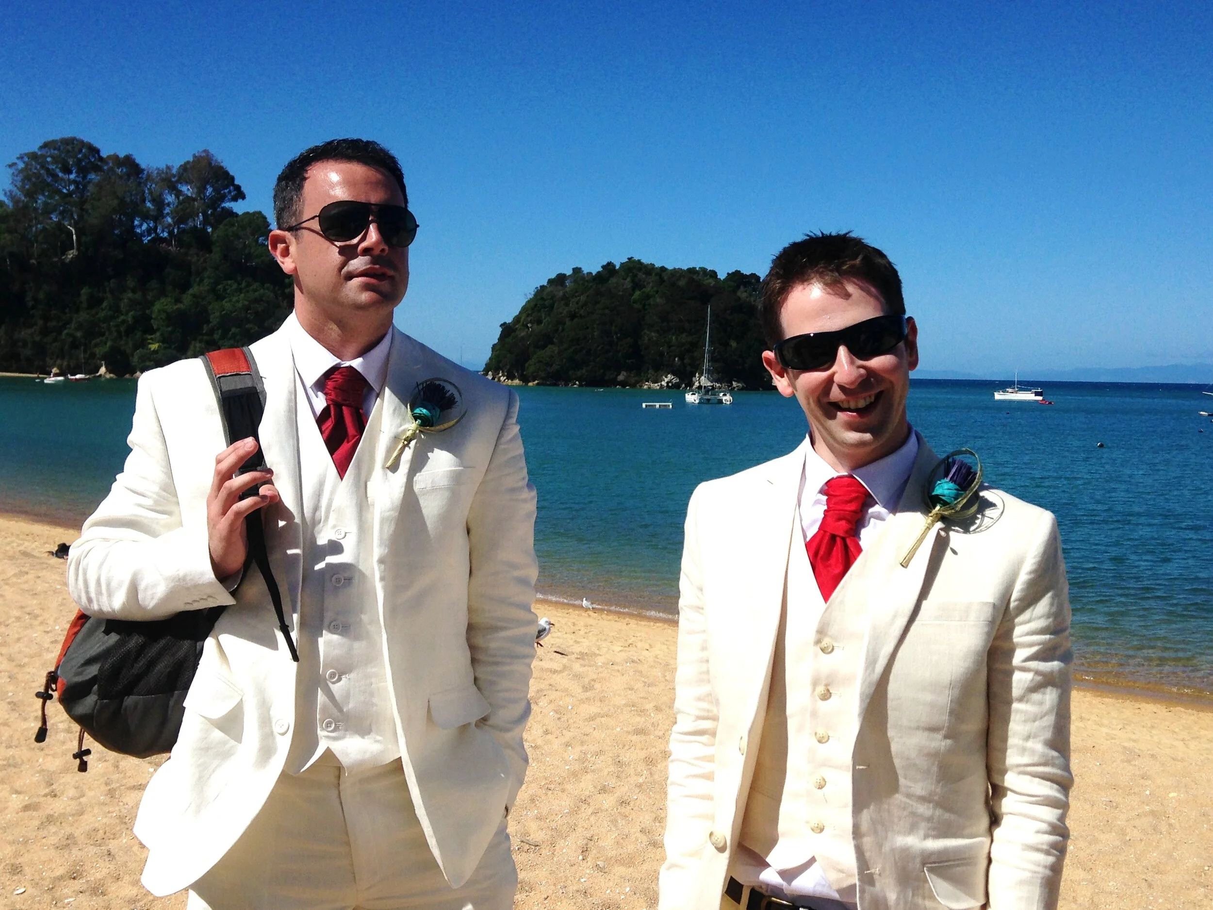 A beautiful wedding in Kaiteriteri &amp; the Abel Tasman National Park