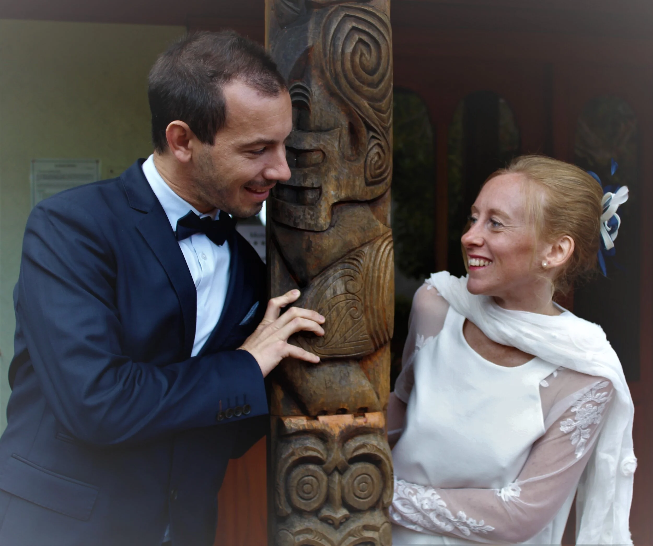 Winter elopement, staying at kimi Ora Resort in Kaiteriteri and an Abel Tasman ceremony.