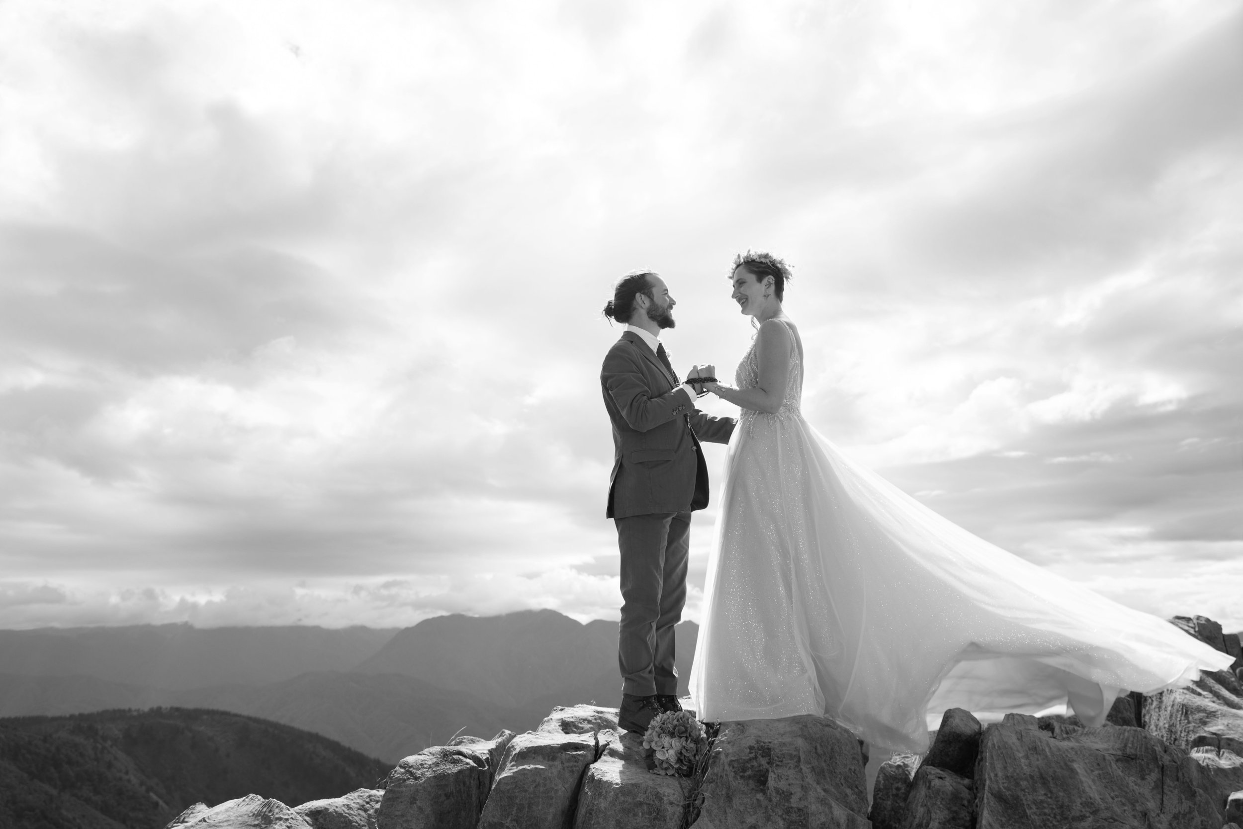 On top of the world in Golden Bay, Tasman, NZ