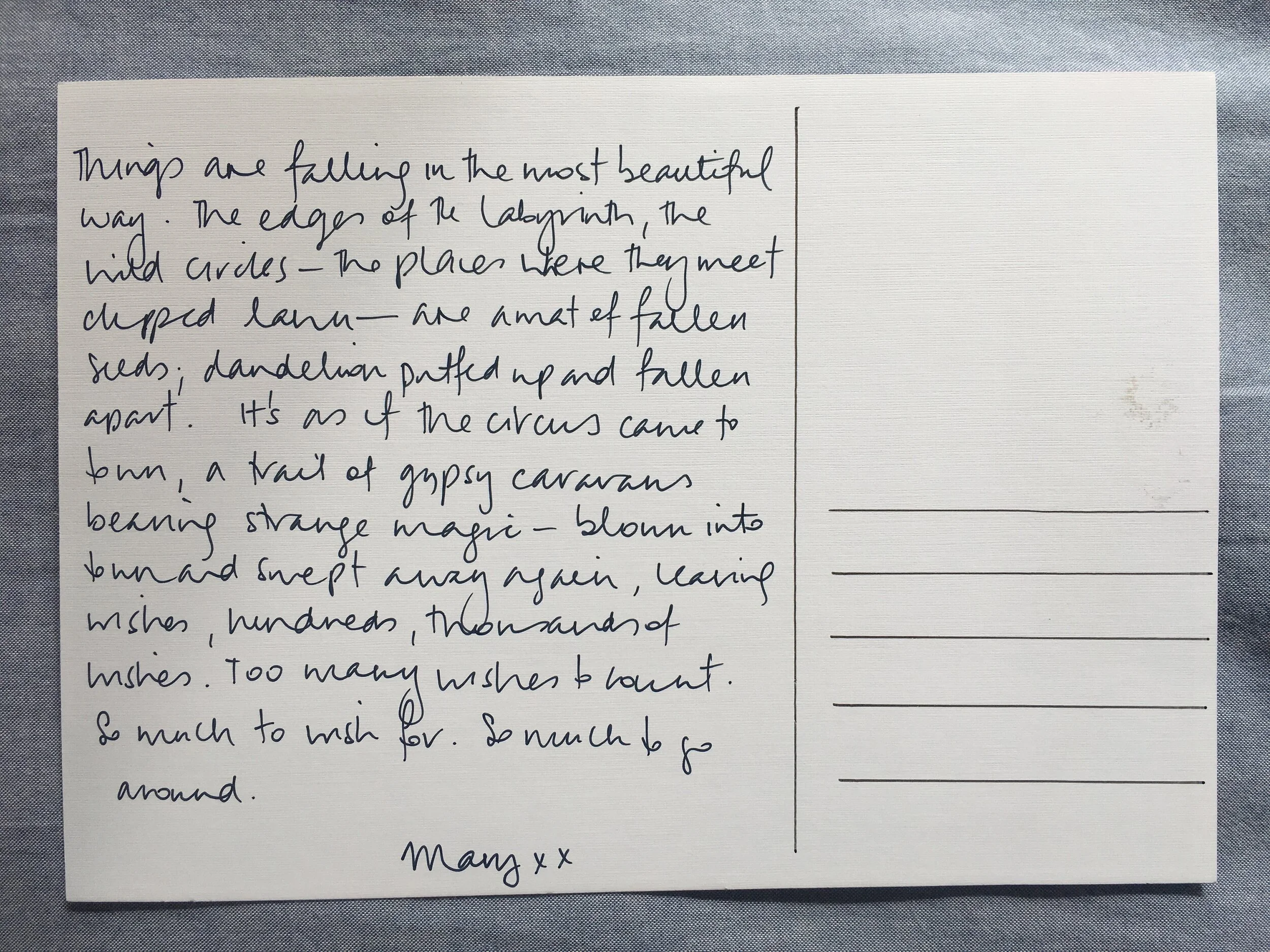 postcard 4 wishes