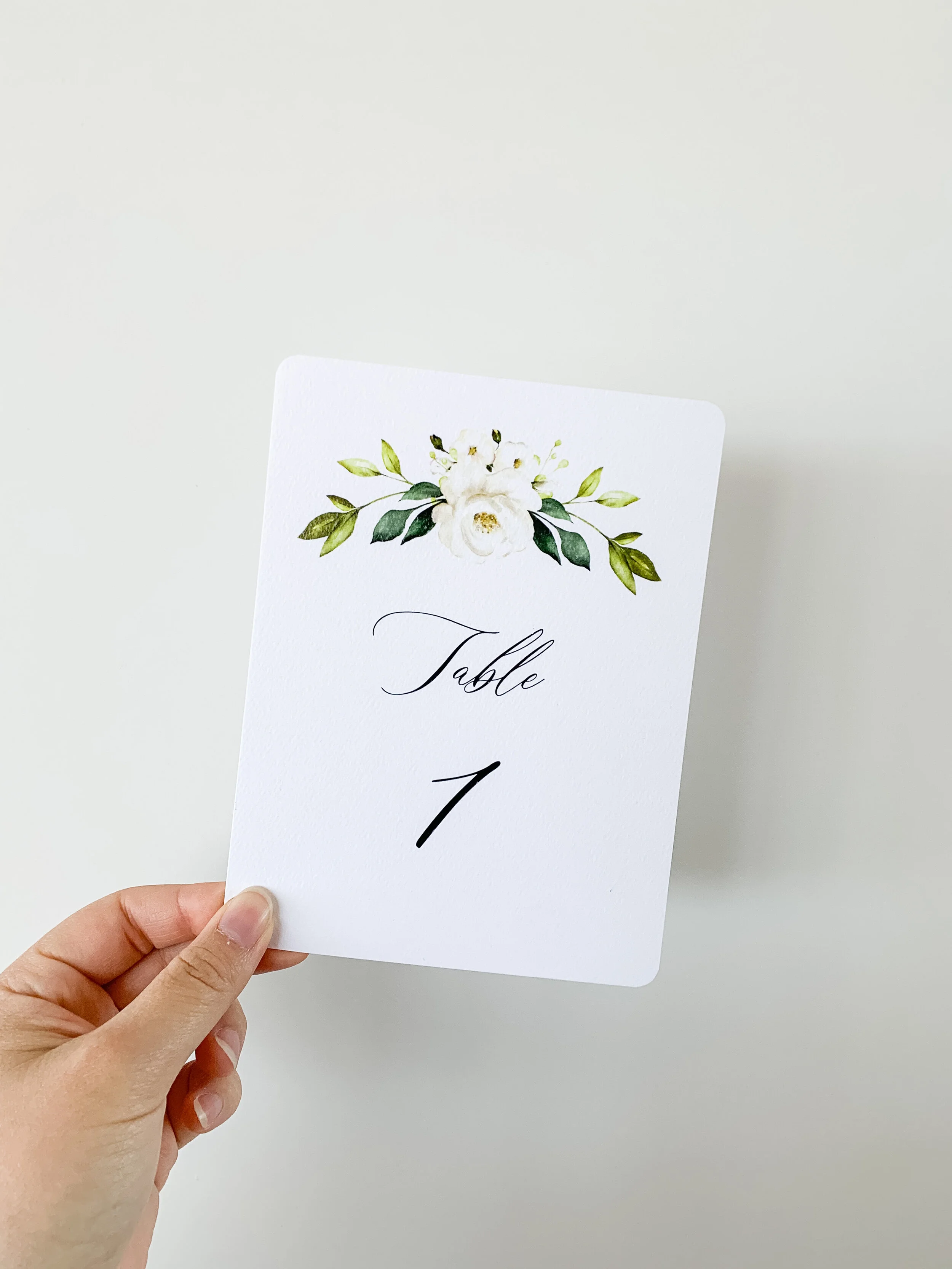 Table Numbers - Claire