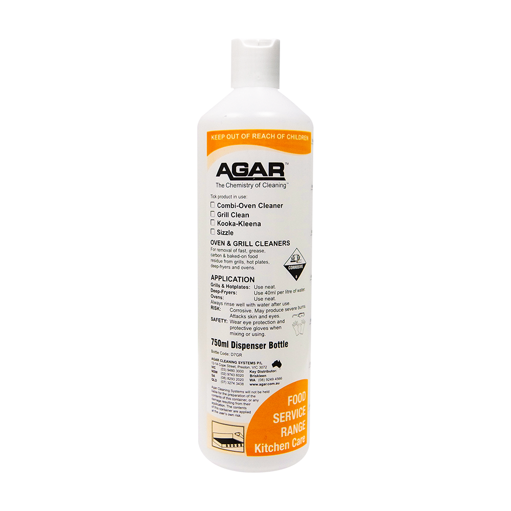 Agar Sizzle Grill Oven Cleaner