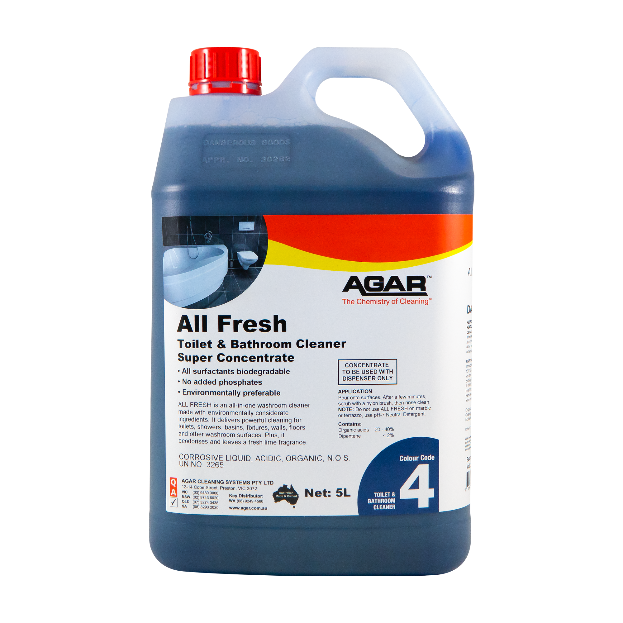 Agar All Fresh Toilet and Bathroom Cleaner Super Concentrate