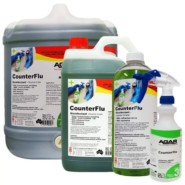 Agar Counter Flu Concentrated Hospital Grade Disinfectant - Citrus Fragrance