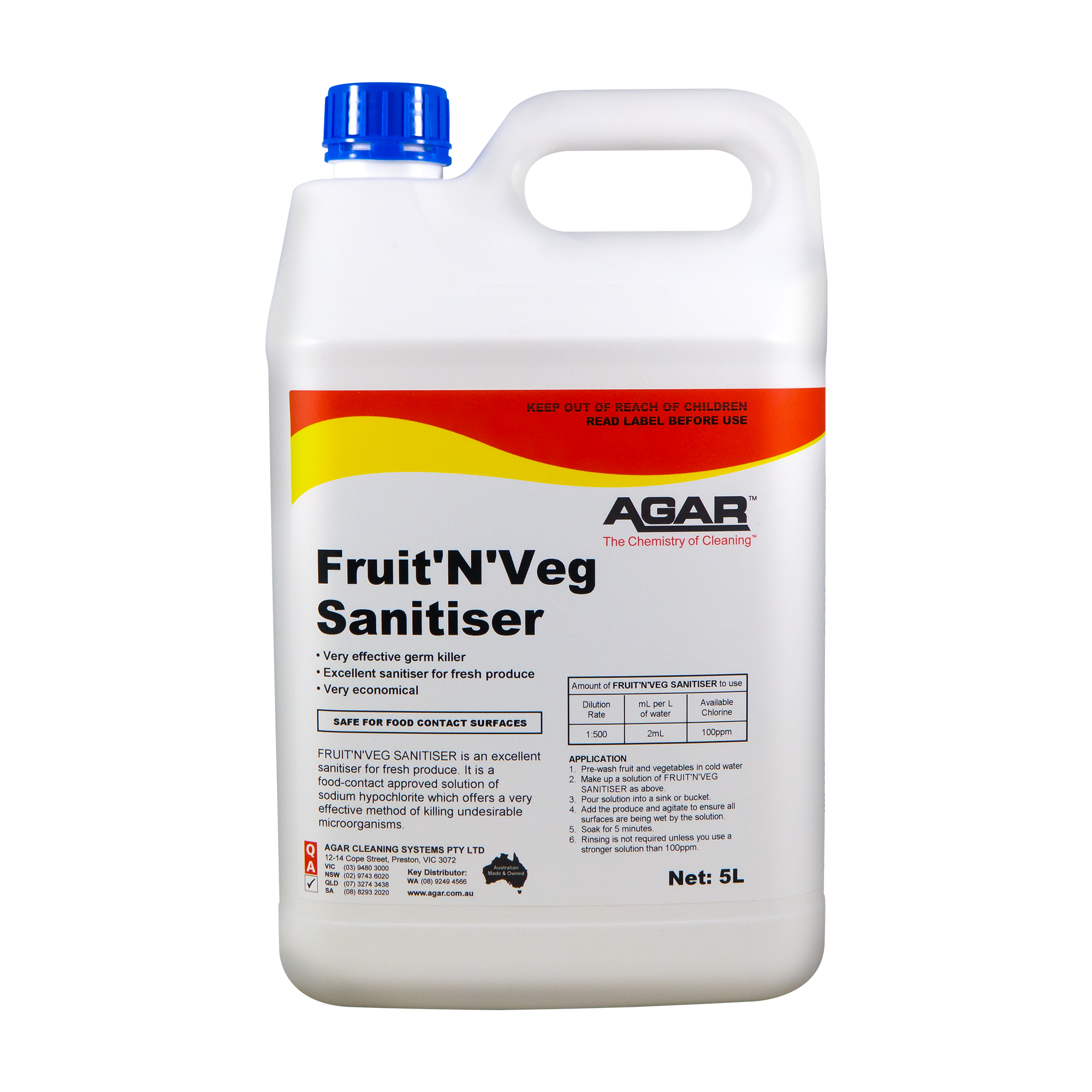 Agar Fruit n Veg Sanitiser