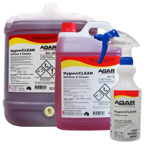 Agar Hygieniclean Food Grade Cleaner &amp; Sanitiser