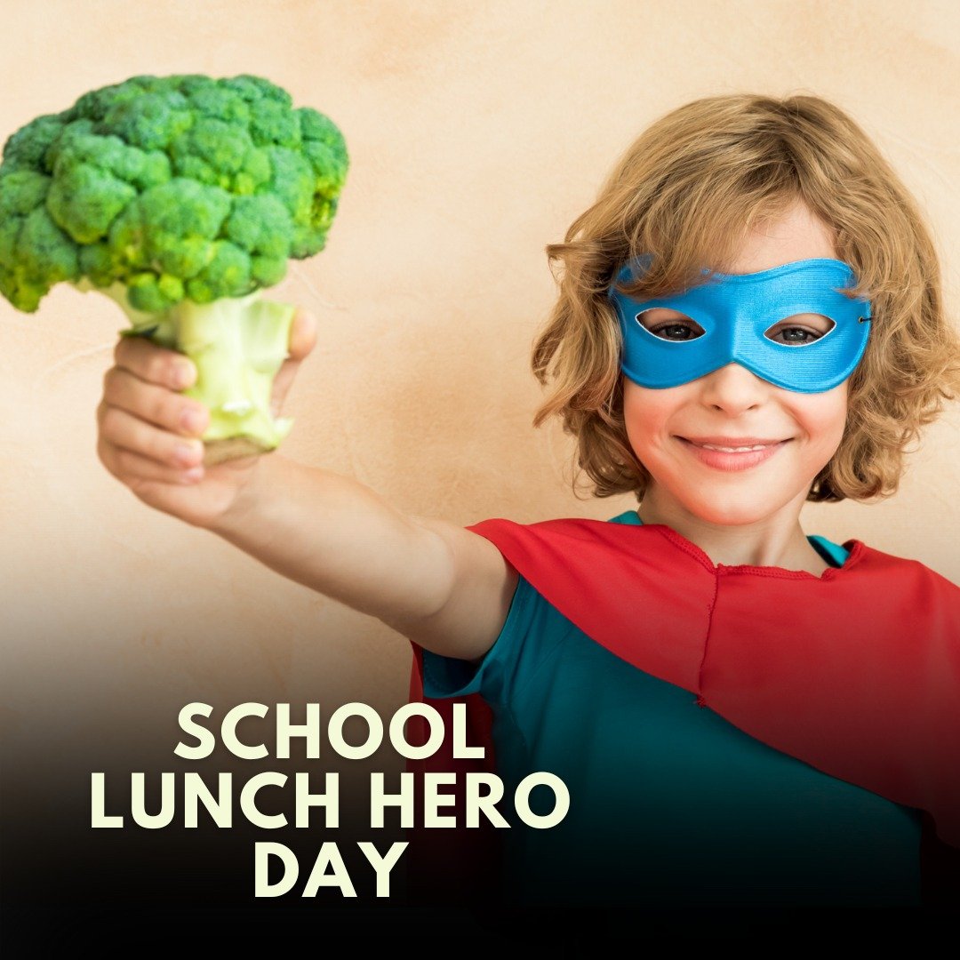 Today is School Lunch Hero Day! School food professionals in California are committed to increasing scratch cooking and incorporating fresh, locally grown, and even organic ingredients into their school meals so that students have access to quality,