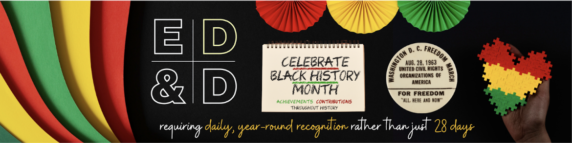 Banner of Celebrating Black History Month