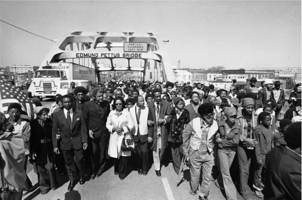 Civil Rights Demonstration on March 22, 1965 Selma to Montgomery