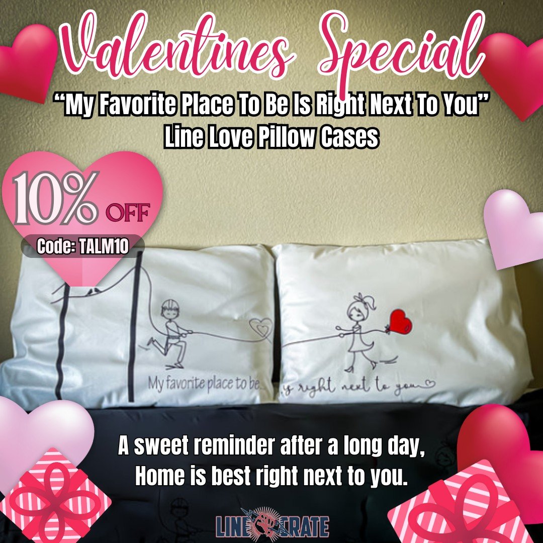 Snuggle up, LineBabe, your favorite place just got officially claimed. ️ 

&ldquo;My Favorite Place To Be Is Right Next To You&rdquo; pillowcases are the kind of Valentine&rsquo;s gift that gets used every night.

#LineBabe #LineMan #LineLife #LineFa