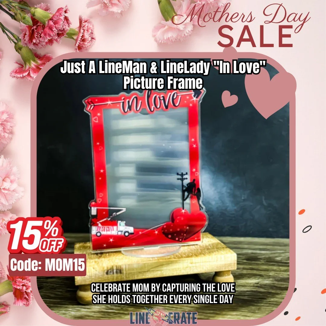 This Mother&rsquo;s Day, celebrate the love she&rsquo;s built ❤️⚡

The Just A LineMan &amp; LineLady "In Love" Picture Frame is the perfect way to honor the moments that matter most&mdash;the memories she cherishes and the family she holds 