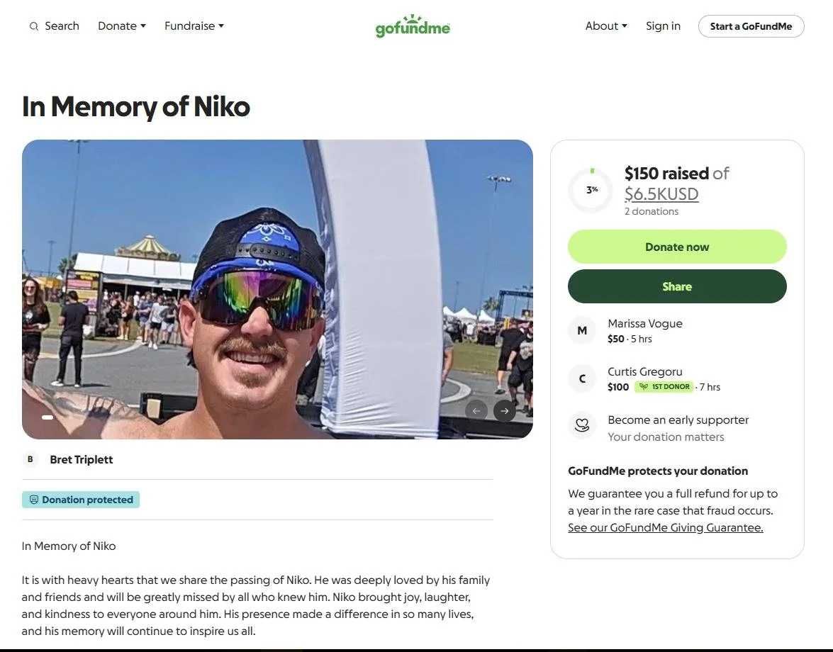 The line community lost a brother too soon ⚡

Journeyman lineman Nikolas &ldquo;Niko&rdquo; Cinquegrani passed away at just 28 years old following complications from a motorcycle accident.

Known for his adventurous spirit, big personality, love for 