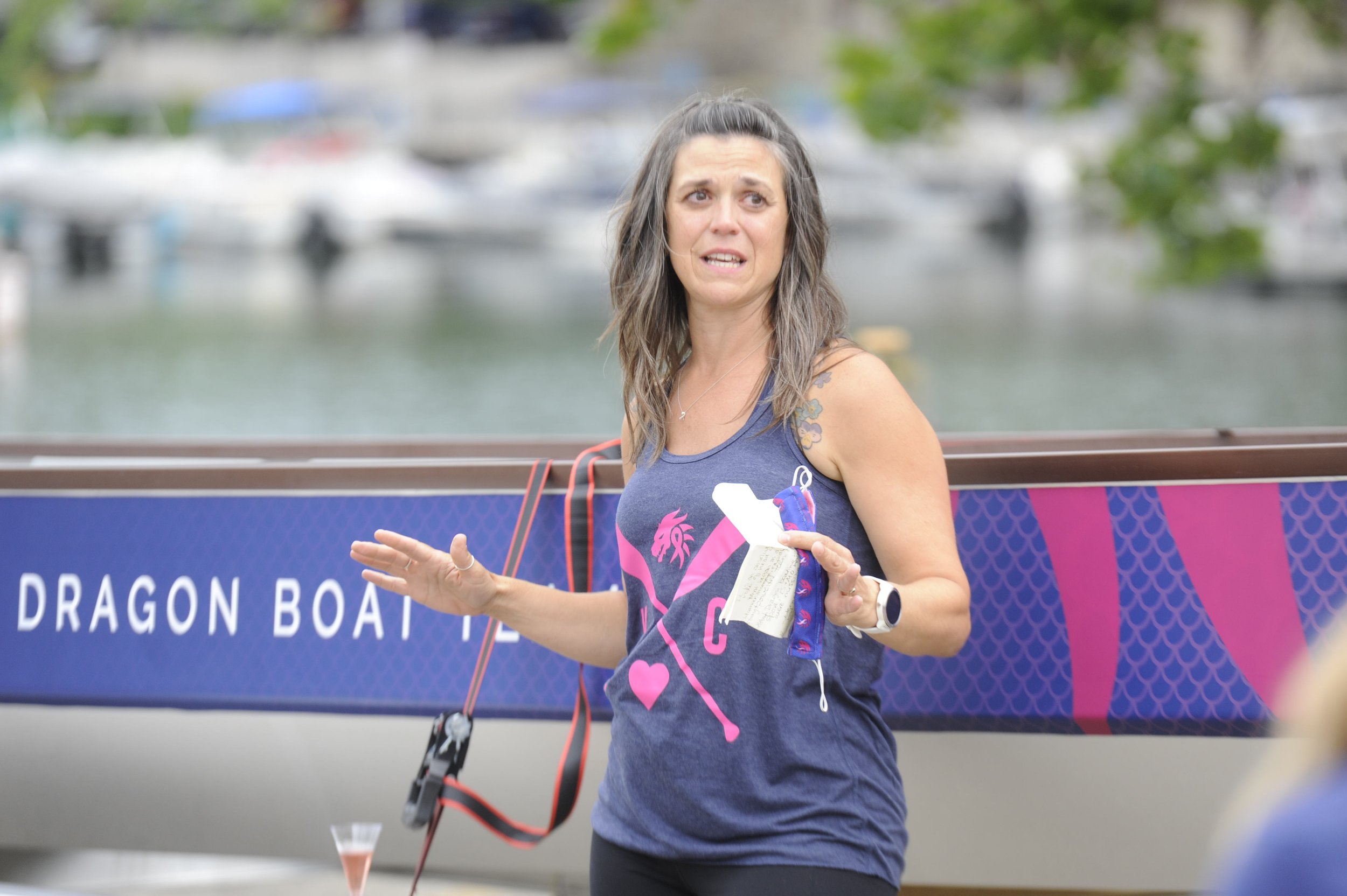 2020 - Christening - Coach, Shelley Shackleford, Addresses Team