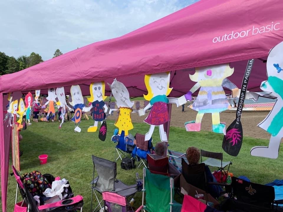 2019 - Badger Lake Dragon Boat Bash, "Friendship Through Paddling" Tent Design