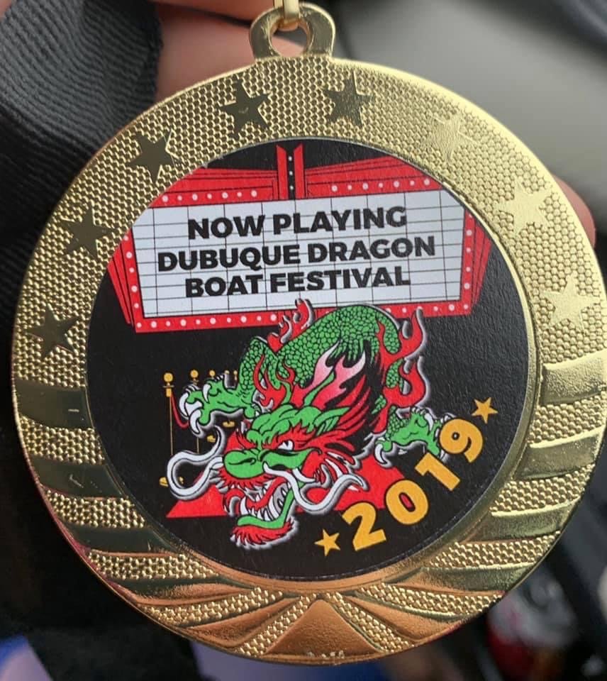 2019 - Dubuque Dragon Boat Races, Gold Medal Finishers (combined team with FAA)