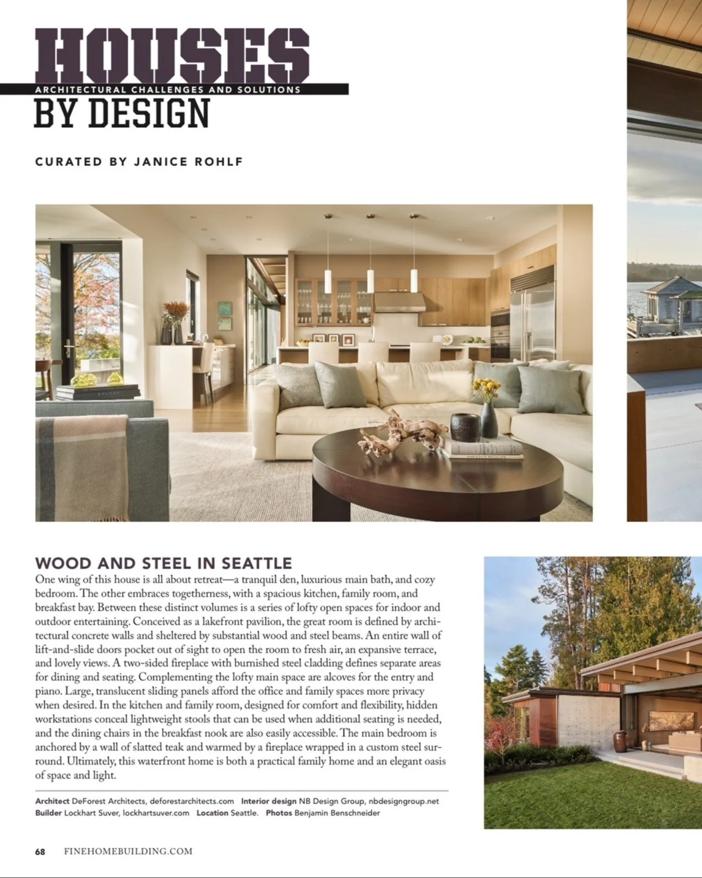Our Union Bay Residence is featured in the current issue of Fine Homebuilding. Pick up a copy!

Architect: @deforestarchitects
Contractor: @lockhartsuver
Interior Design: @nbdesigngroup
Structural: Evergreen Design Company
Landscape: @AllworthDesign
