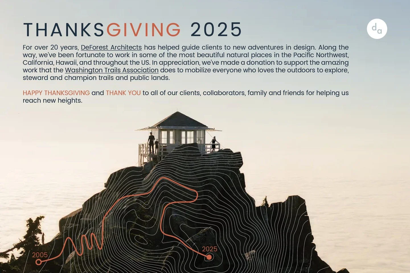 For over 20 years, DeForest Architects has helped guide clients to new adventures in design. Along the way, we&rsquo;ve been fortunate to work in some of the most beautiful natural places in the Pacific Northwest, California, Hawaii, and throughout t