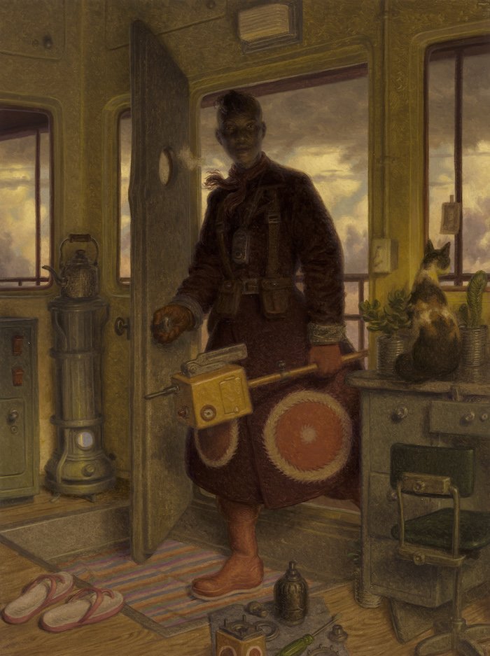 Peter Ferguson Cloud Tender (Seasonal) oil on panel 18" x 24" Sold
