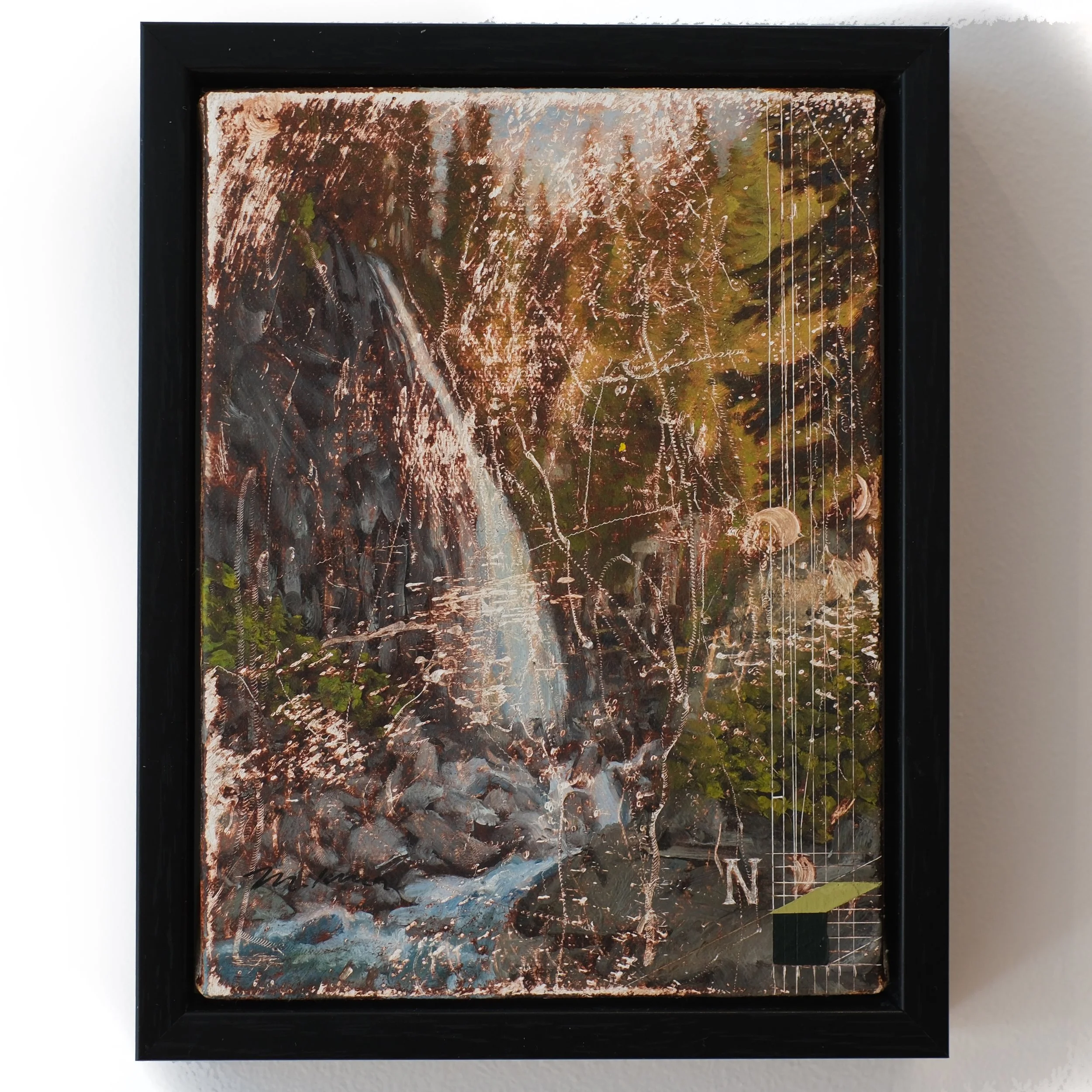 Mary Iverson Nostalgia Falls framed.jpg