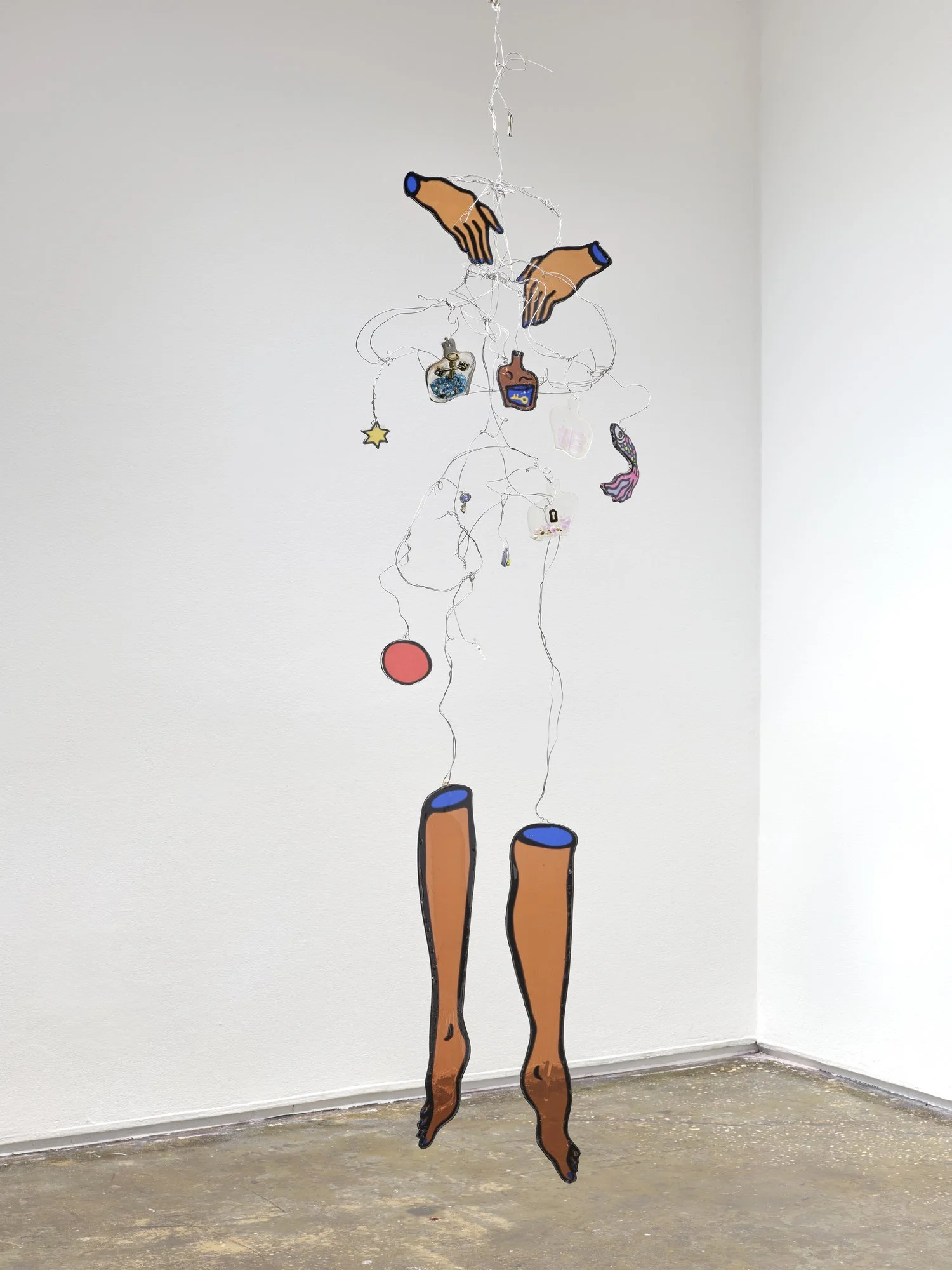   Wondermobile  2022 Plexiglass and wire 60 × 20 inches 