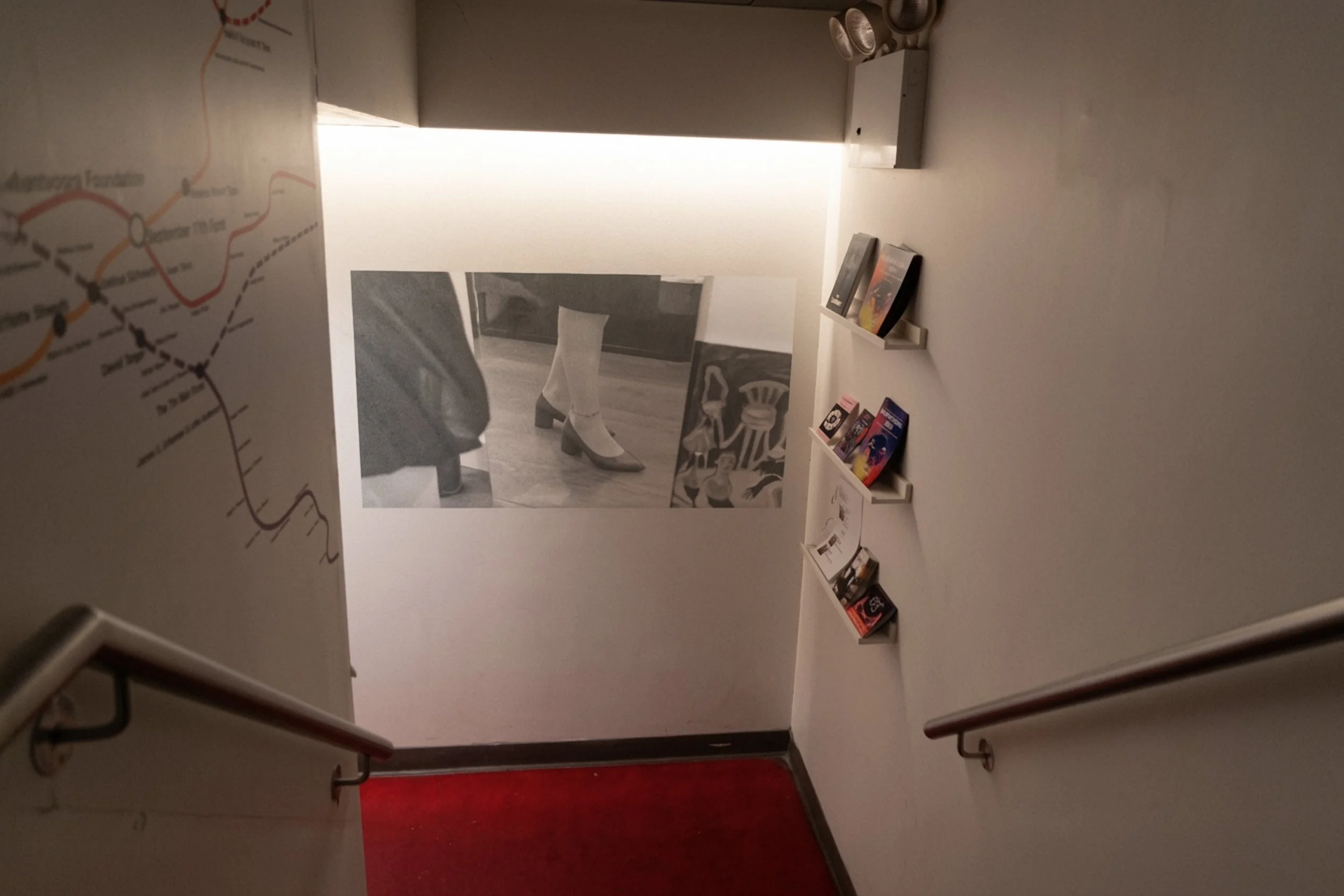  Installation view of two-person exhibition  Lucid Dreaming  2024, HERE Arts Center, New York, NY 