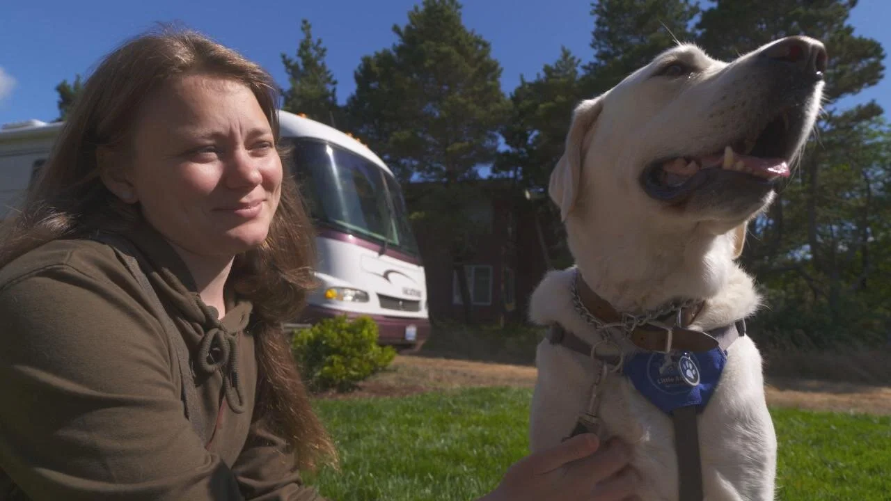 Incarcerated women train service dogs to detect disabling conditions