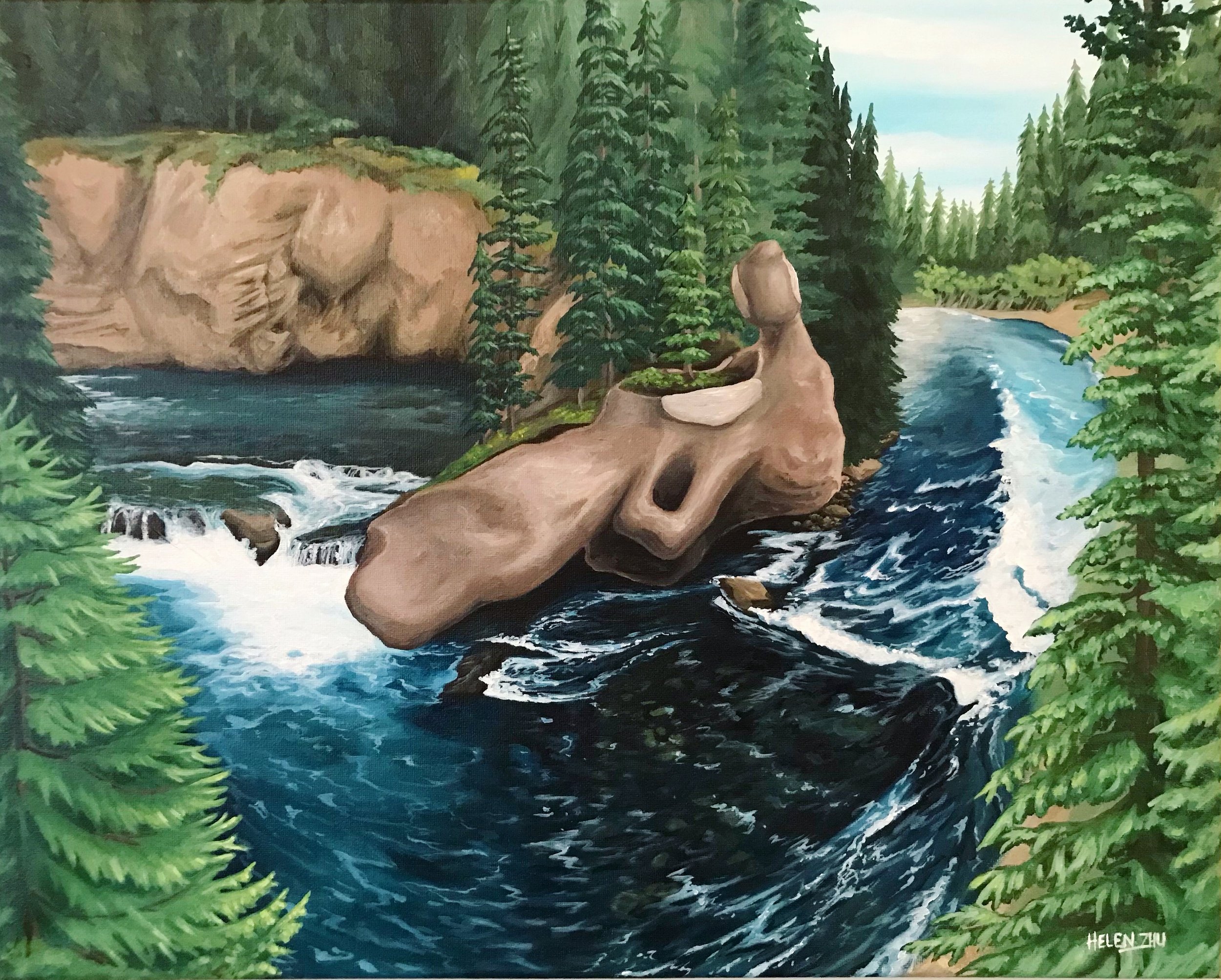 Axis, 16" x 20"