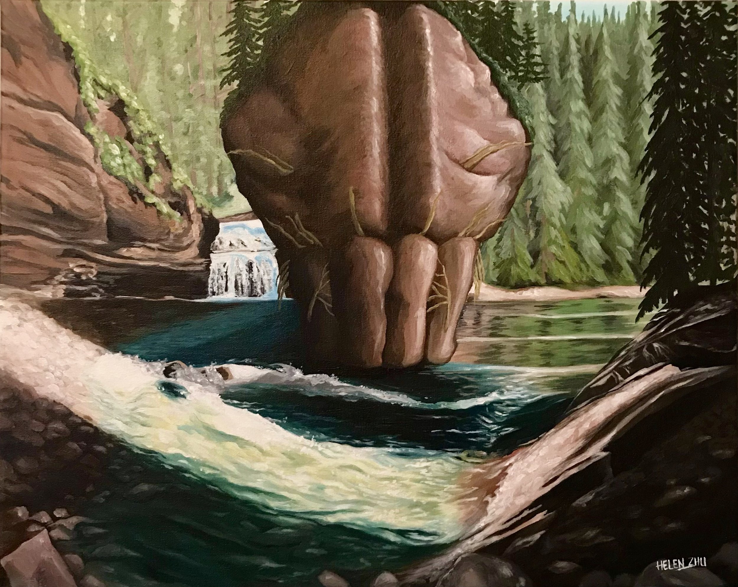 Pons, 16" x 20"