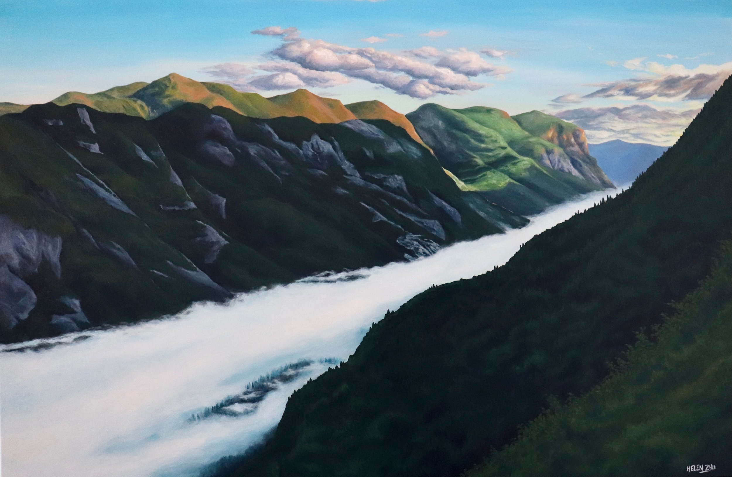 L'Acropole, 24" x 36"