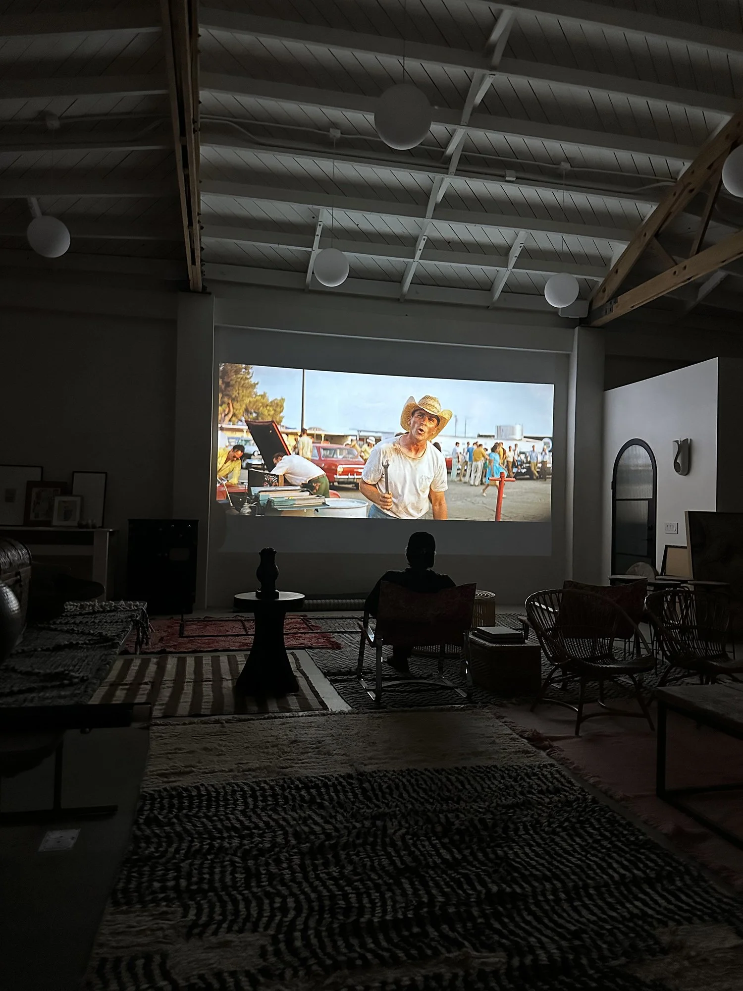 Lacuna film screening projector night indoor event Los Angeles