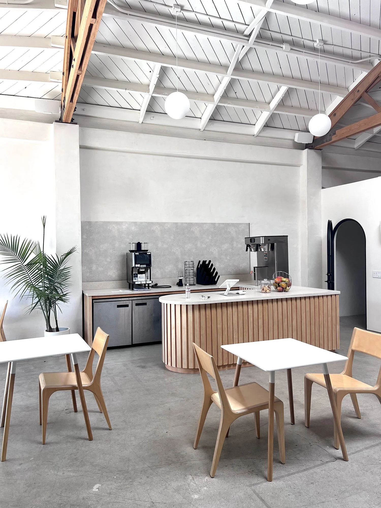 Lacuna workshop event tables natural light indoor Los Angeles