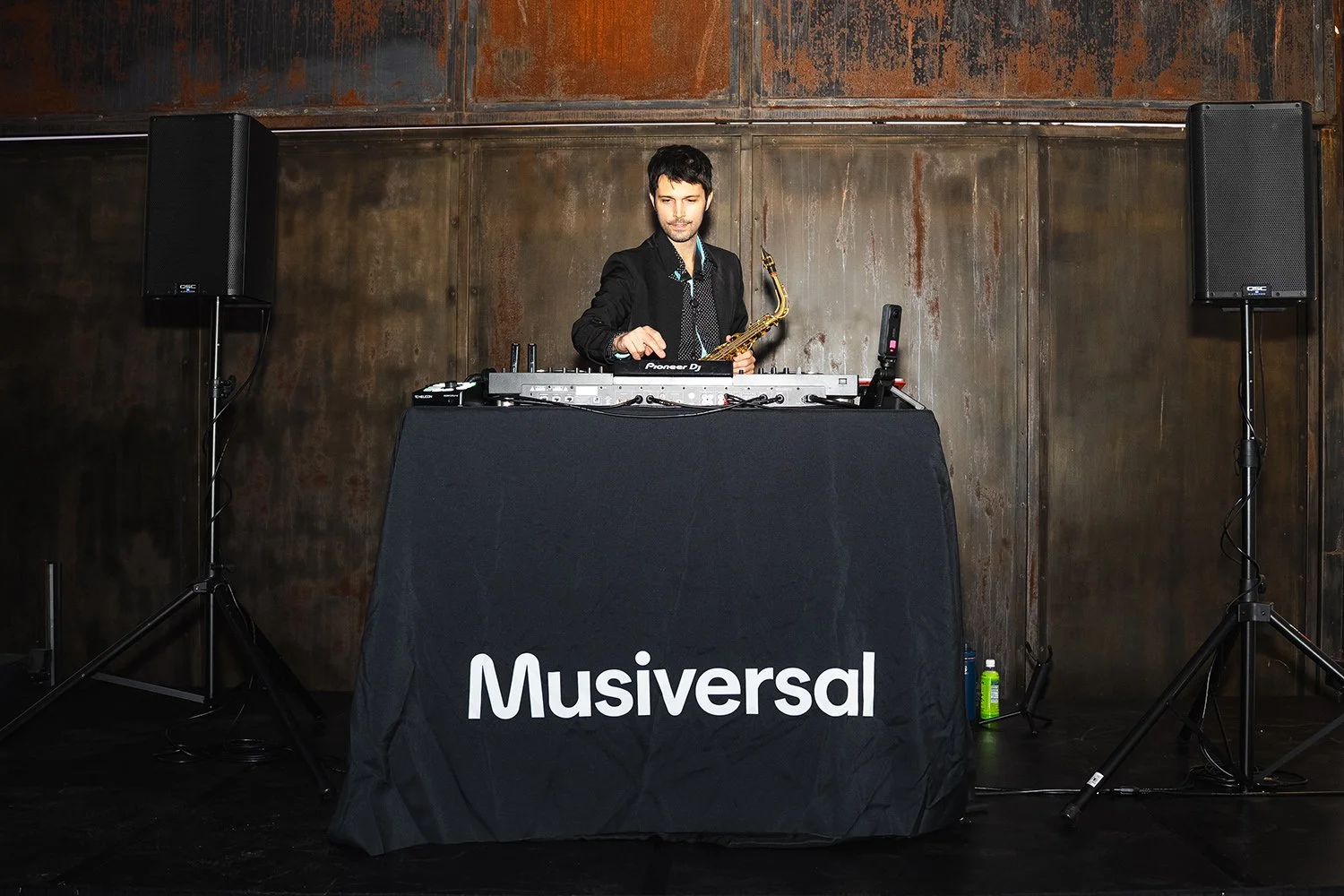 Lacuna Musiversal DJ event setup West Adams Los Angeles