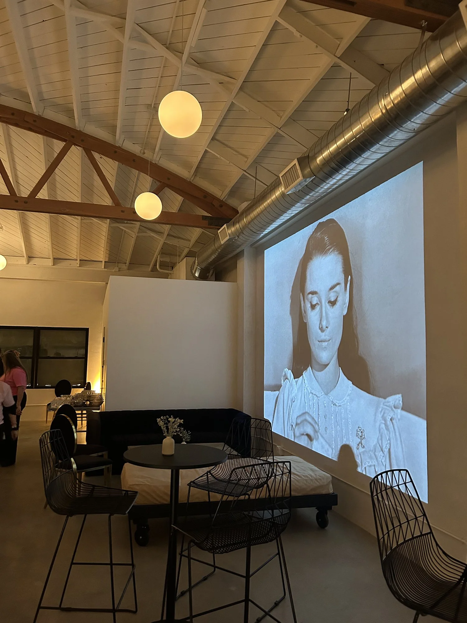 Lacuna film screening projector indoor event space Los Angeles