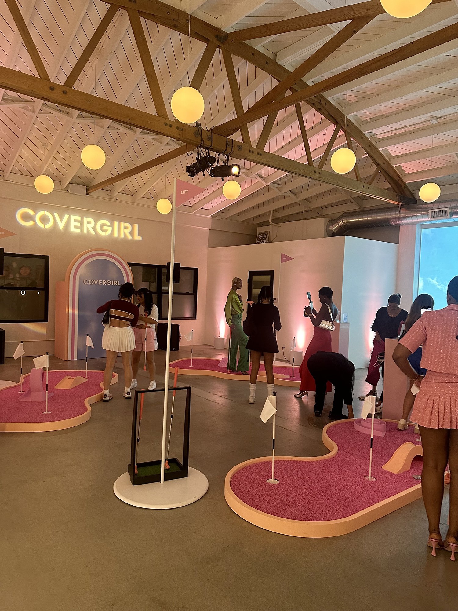 Lacuna Coverrrr brand activation outdoor courtyard West Adams Los Angeles