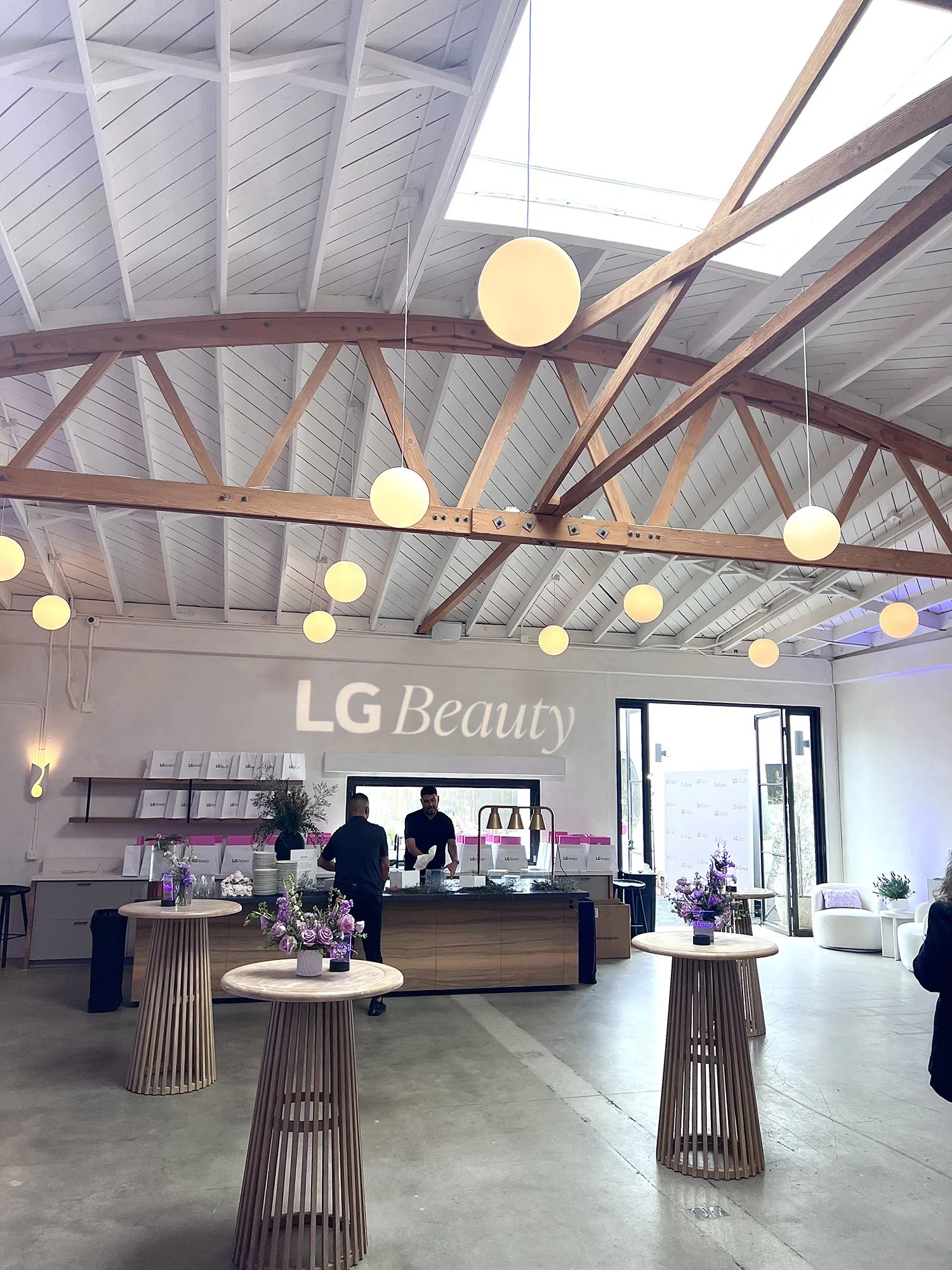 Lacuna LG Beauty brand activation indoor event West Adams Los Angeles