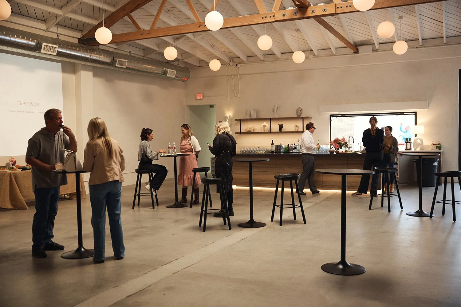 Lacuna private dinner event space indoor Los Angeles