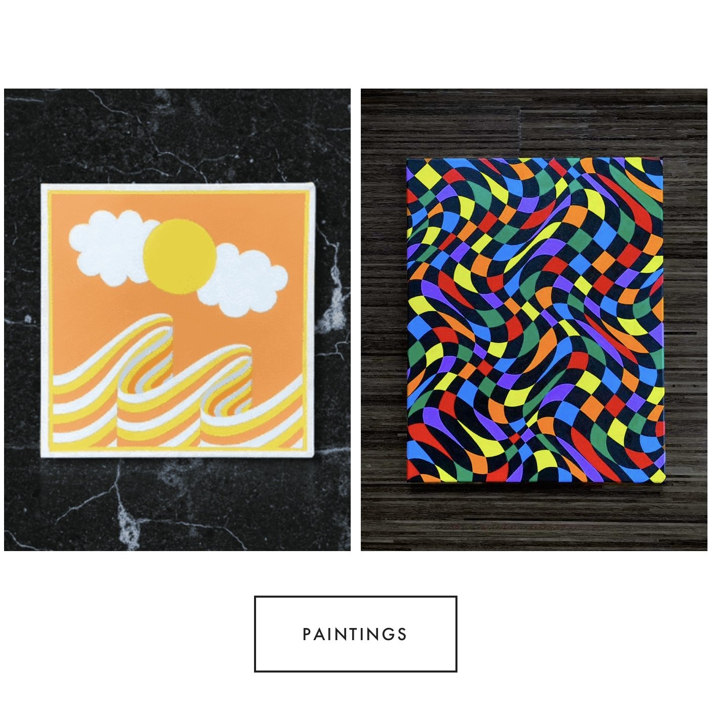 Website Homepage Redesign: Hamilton Vibes Art