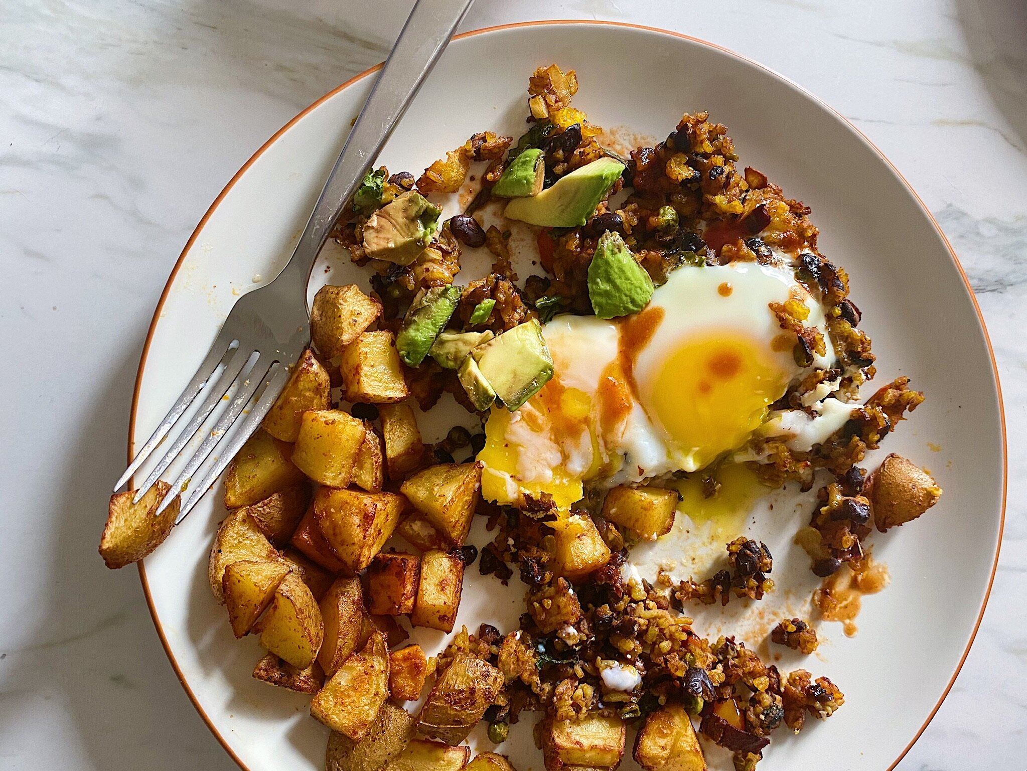 Sunday Morning Breakfast Rice Bowl