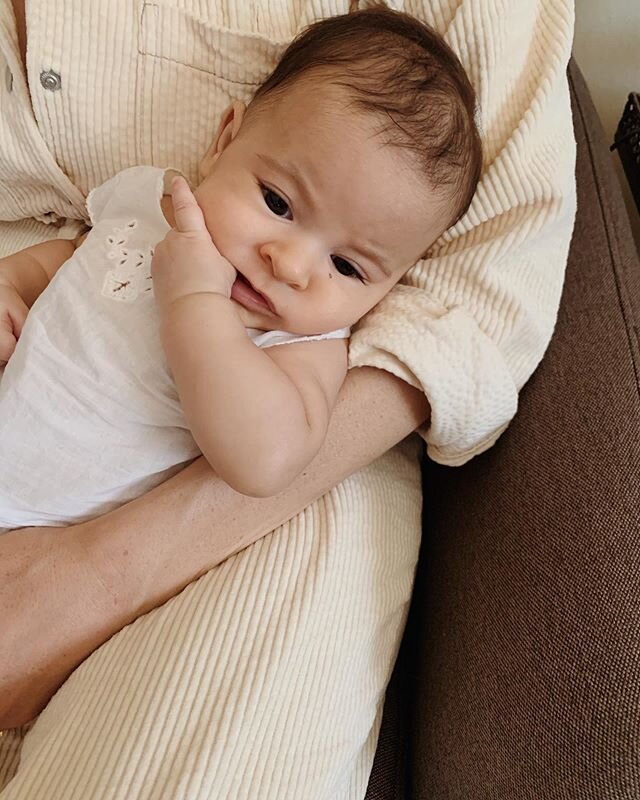 To everyone who ever told me, &ldquo;It gets better,&rdquo; what an understatement. These sleepy days have been slow and full of smiles, oh, and *some* actual SLEEP. Frankie June has always been a very happy baby, but I&rsquo;ve been a *very* tired m