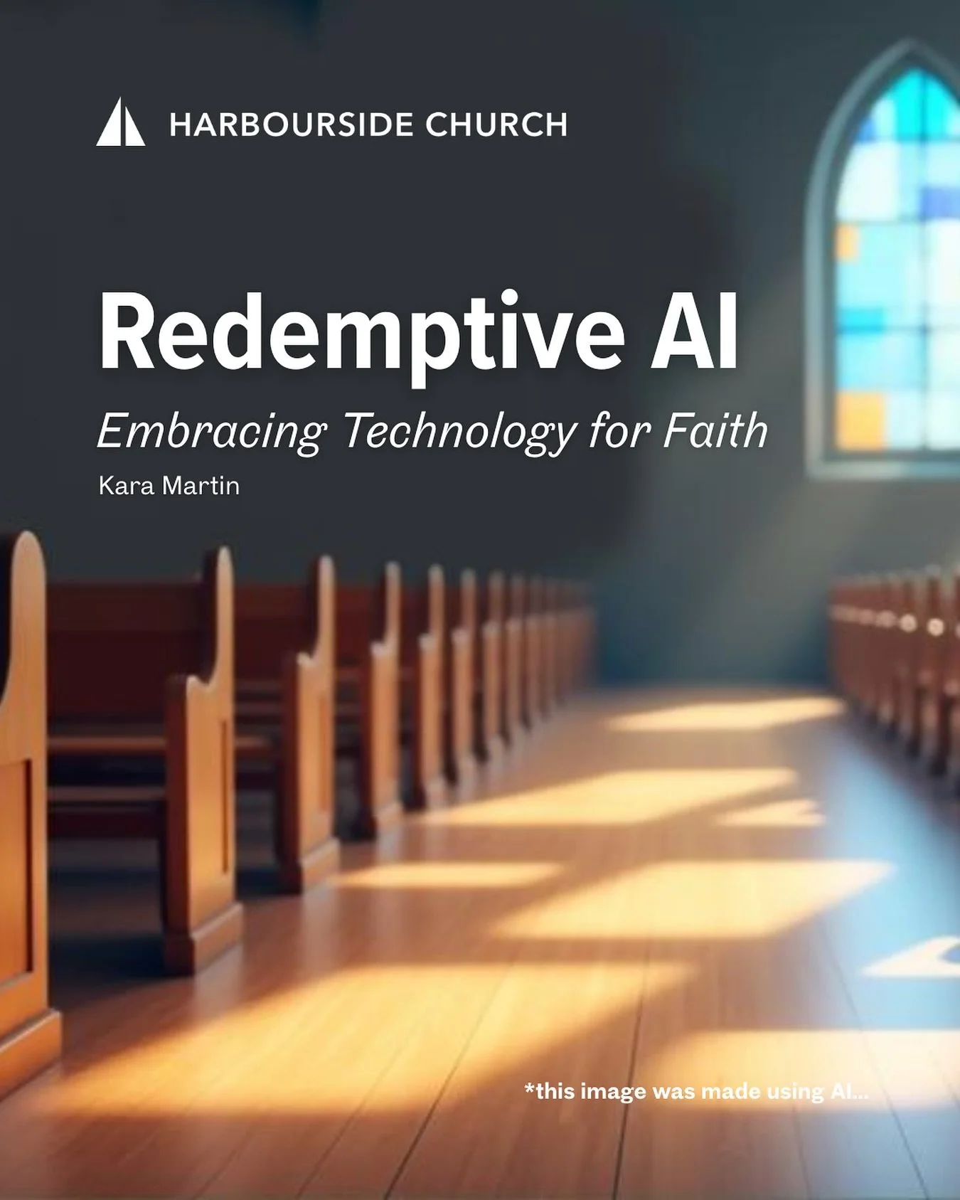 Lecturer, author and speaker, as well as Harbourside member, Kara Martin is preaching at both our 9.30am and 5.30pm services today on &lsquo;Redemptive AI&rsquo;!

Harbourside Church
9.30am and 5.30pm Sunday services
18a Melrose Street, Mosman
www.ha