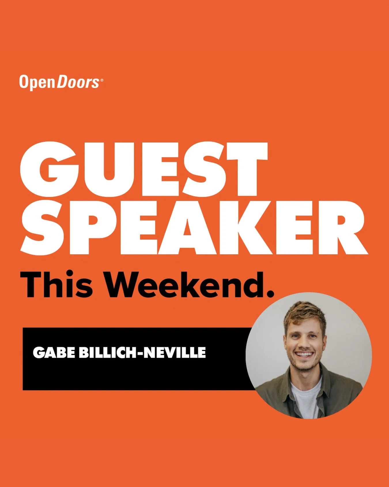 Open Doors Sunday!

We welcome one of our key partners, @opendoorsau, for their annual visit this weekend. Gabe will be sharing on behalf of our brothers and sisters in the persecuted church. 

Open Doors was founded when Brother Andrew began smuggli