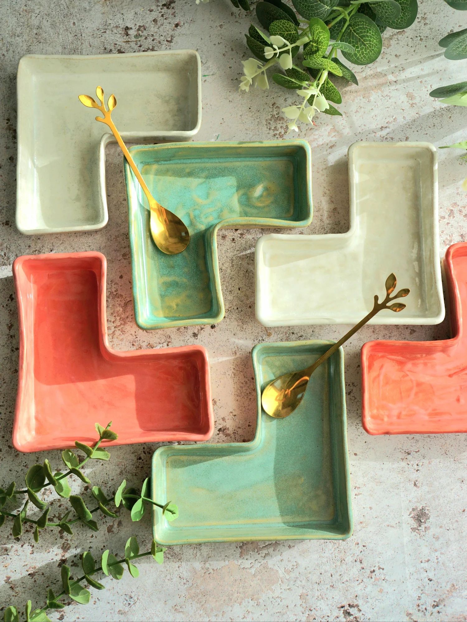 Handcrafted Ceramic Snack Dishes, Jenny Hopps Pottery. — J.Hopps