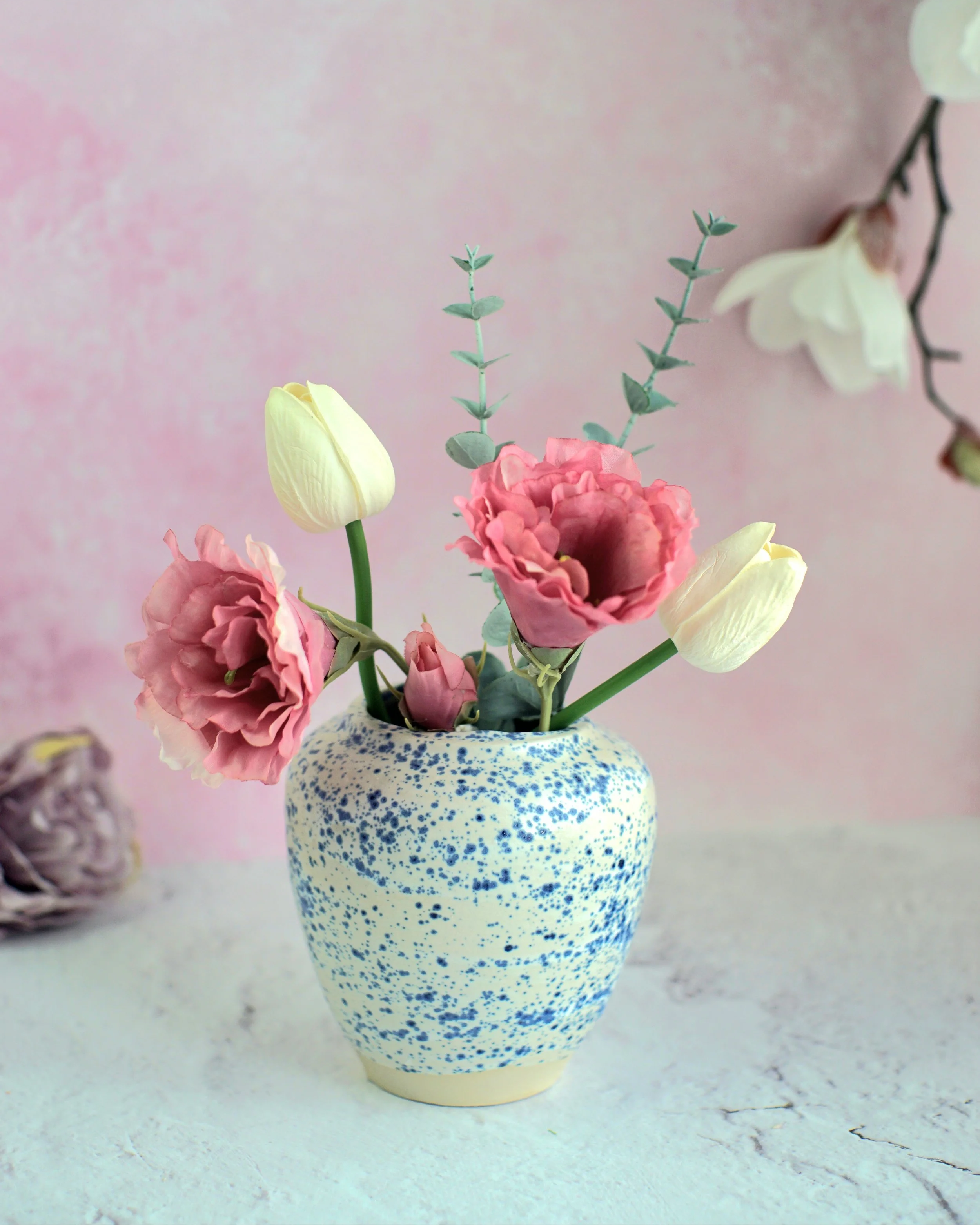 SALE - Handcrafted Ceramic Vase - Various Colours