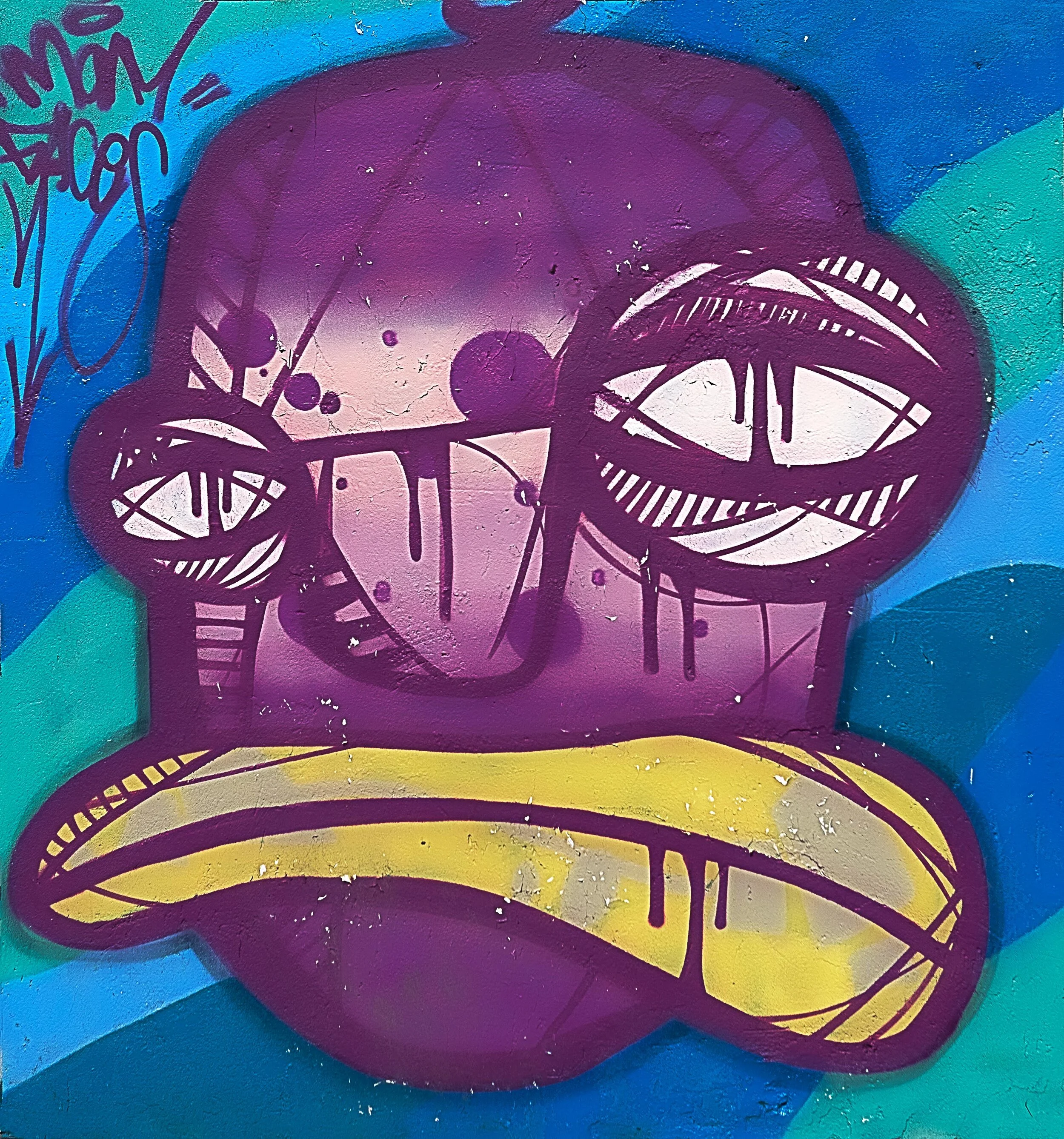 Many Faces Steerpike London Street Art
