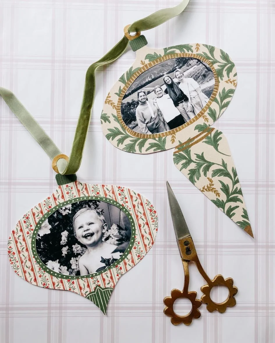 Free Printable Photo Ornament Frames: A Simple &amp; Heartfelt DIY for the Holidays — Watercolour Heart
