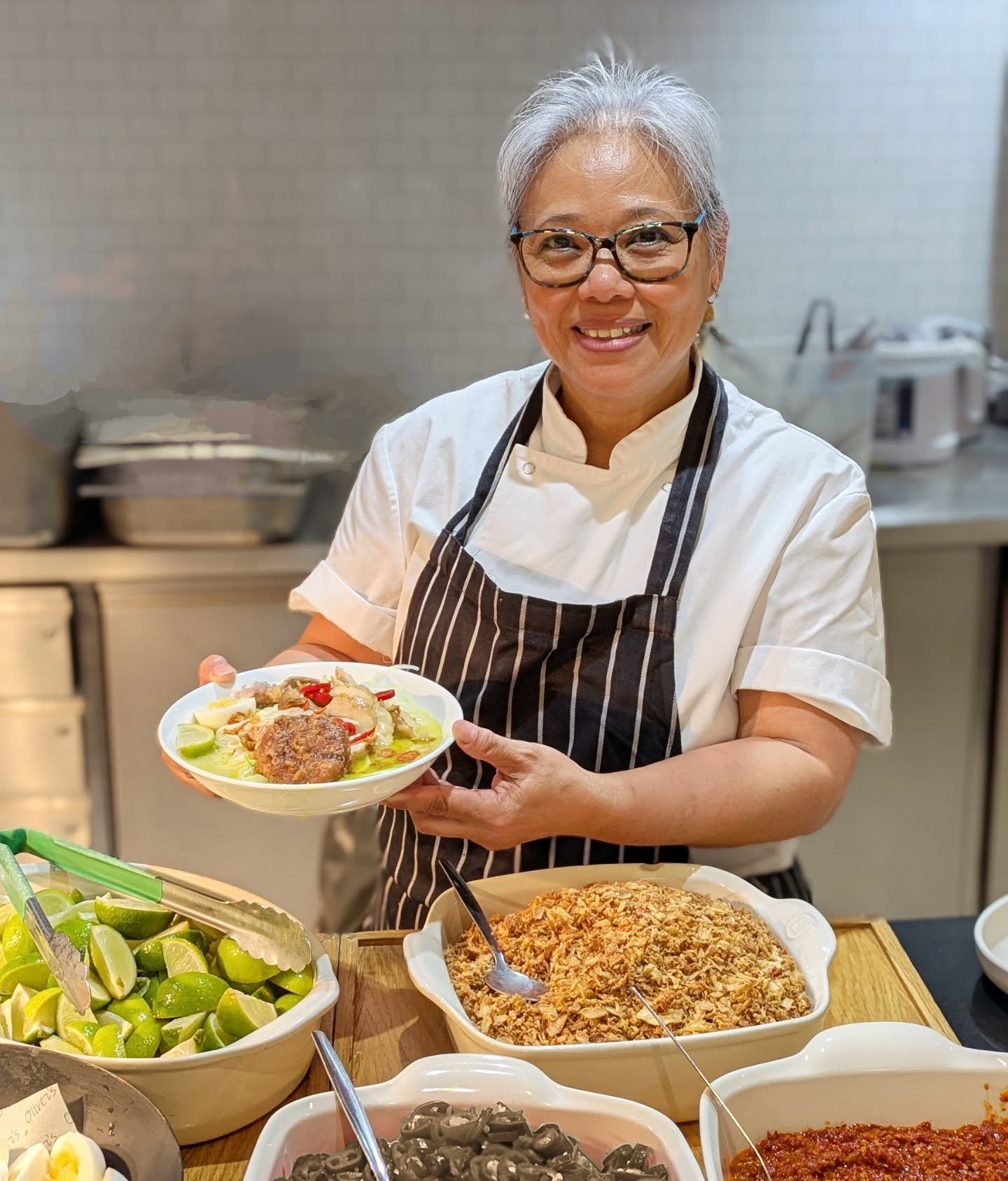 Today&rsquo;s Star at Oliver&rsquo;s ✨ Meet Maria!
Bringing the warmth of her Indonesian roots to your bowl, Maria is serving up a soul-soothing Fragrant Lemongrass &amp; Coconut Noodle Soup 🍜🌿

Delicately spiced, deeply comforting, and bursting wi
